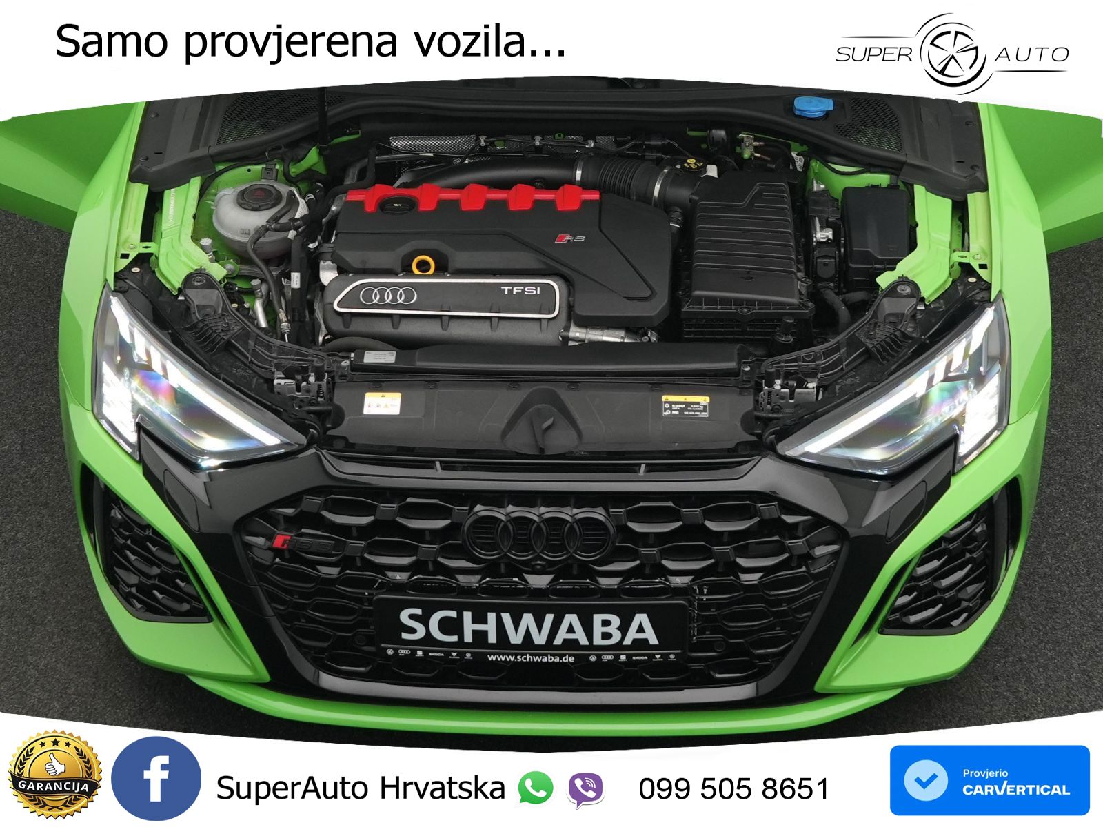 Audi RS3 Sedan 2.5 TFSI (400 KS) quattro S tronic LED+GR SJED+ACC