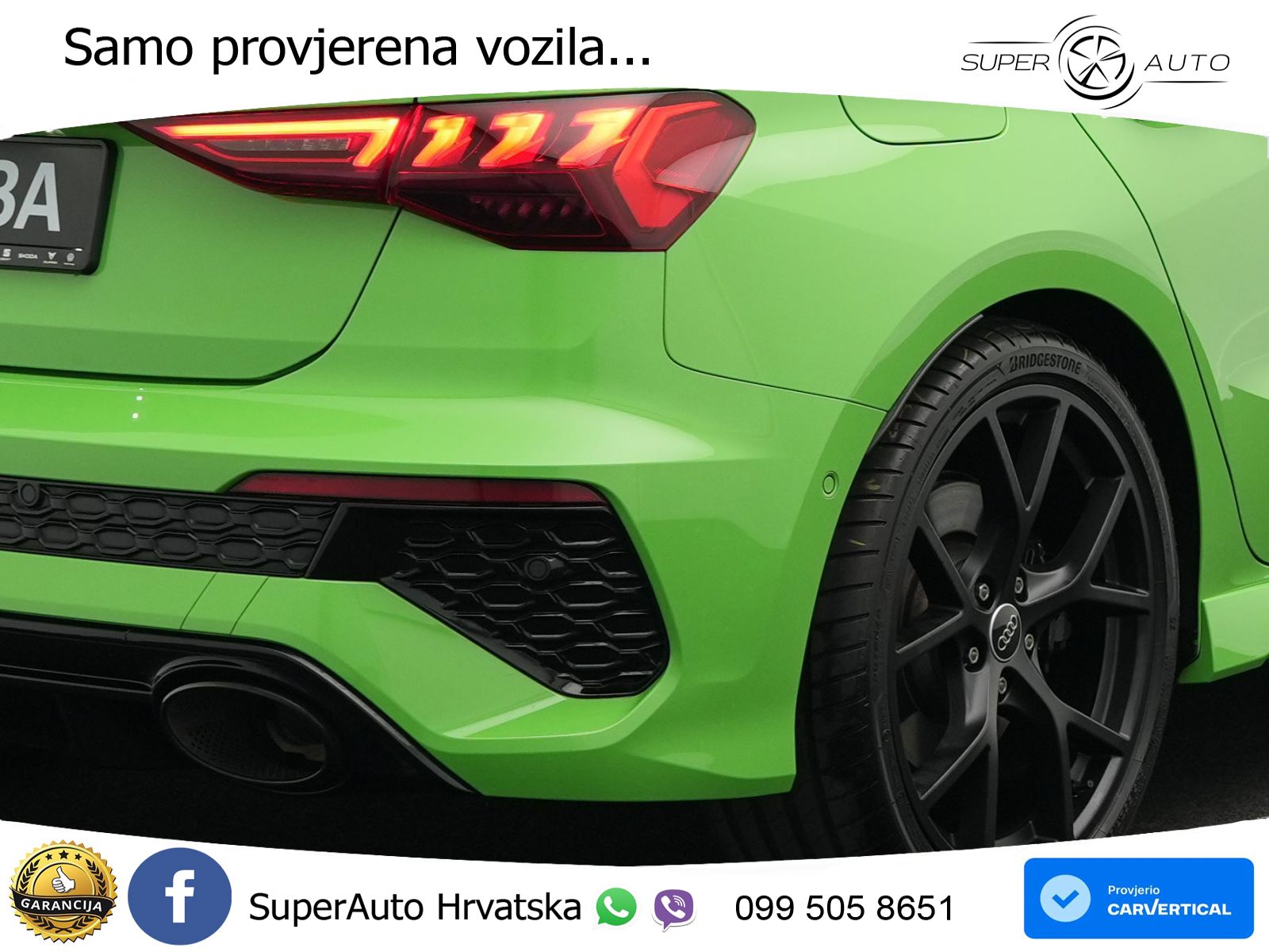 Audi RS3 Sedan 2.5 TFSI (400 KS) quattro S tronic LED+GR SJED+ACC