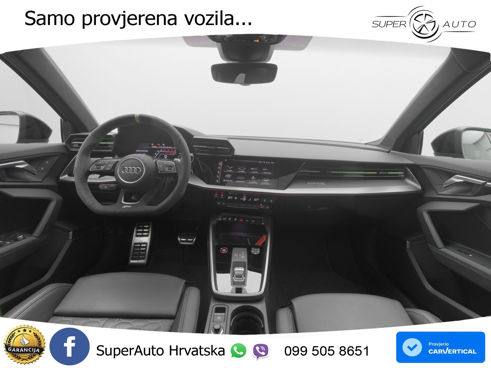 Audi RS3 Sedan 2.5 TFSI (400 KS) quattro S tronic LED+GR SJED+ACC
