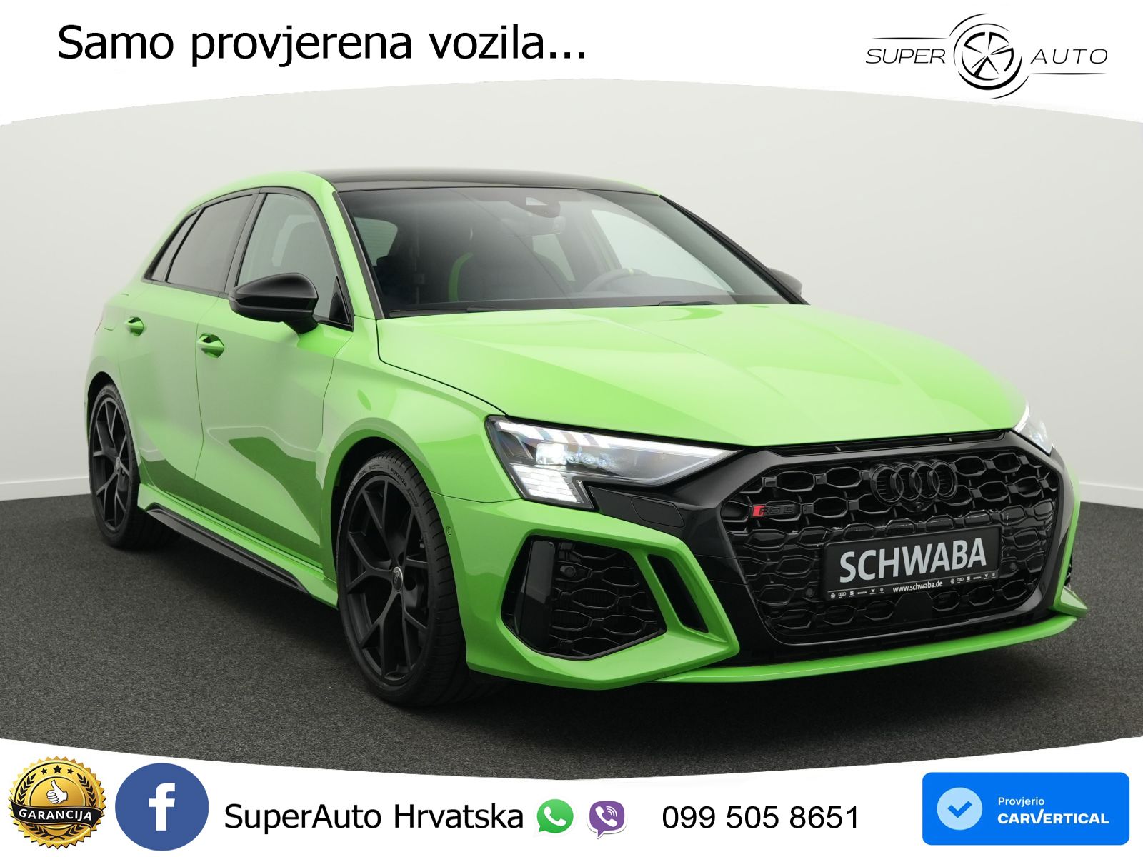 Audi RS3 Sedan 2.5 TFSI (400 KS) quattro S tronic LED+GR SJED+ACC