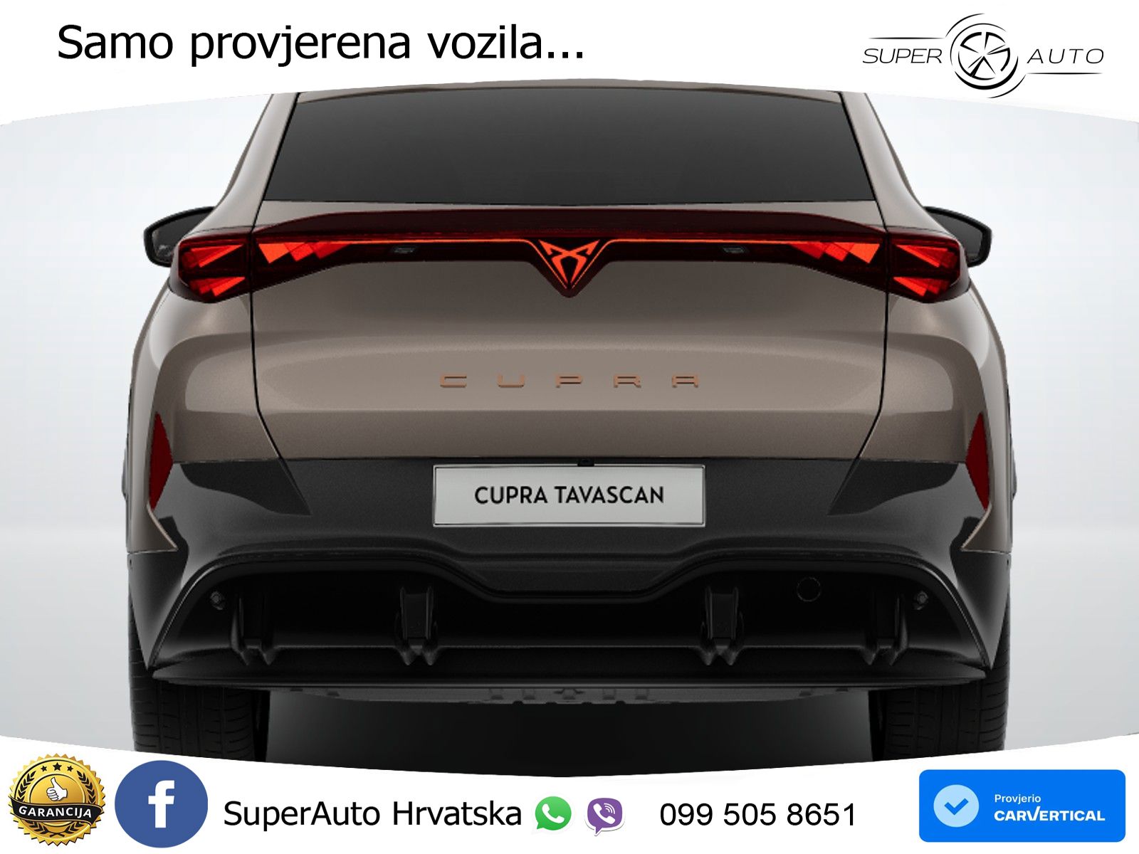Cupra Tavascan 82 kWh (286 KS) LED+GR SJED+ACC
