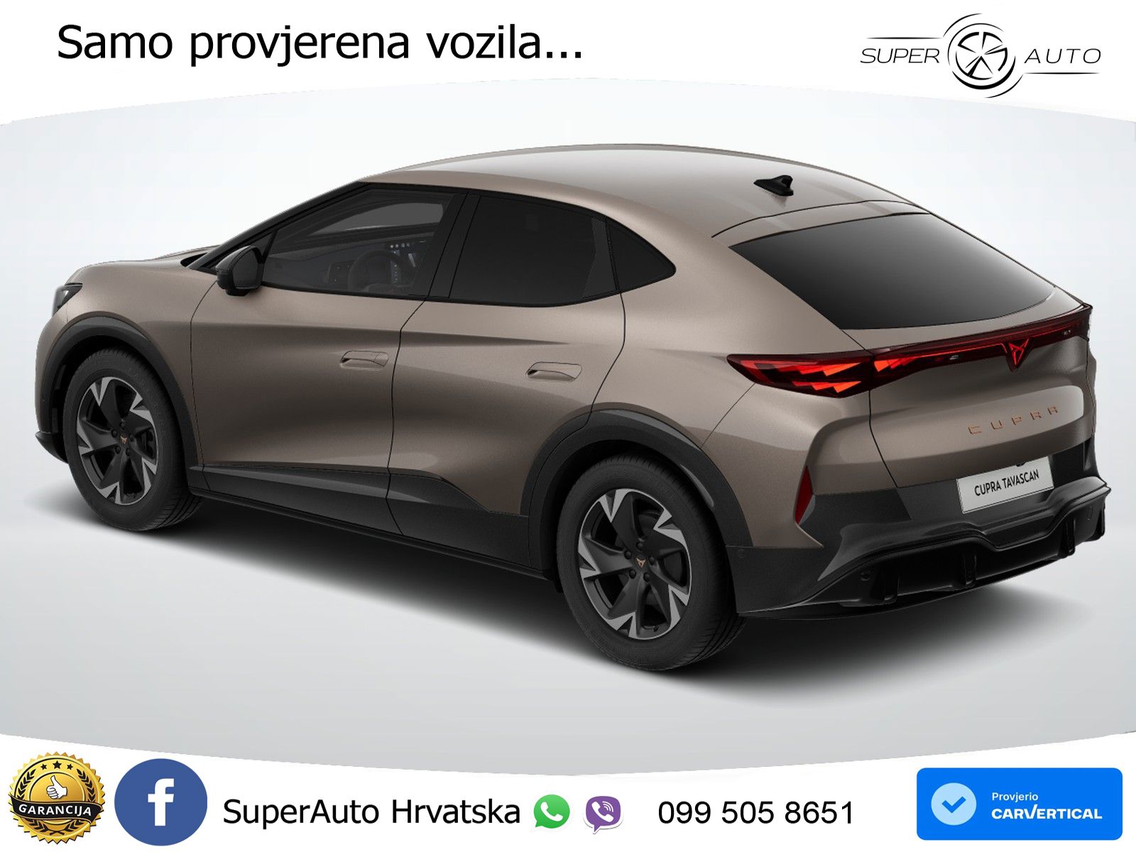 Cupra Tavascan 82 kWh (286 KS) LED+GR SJED+ACC