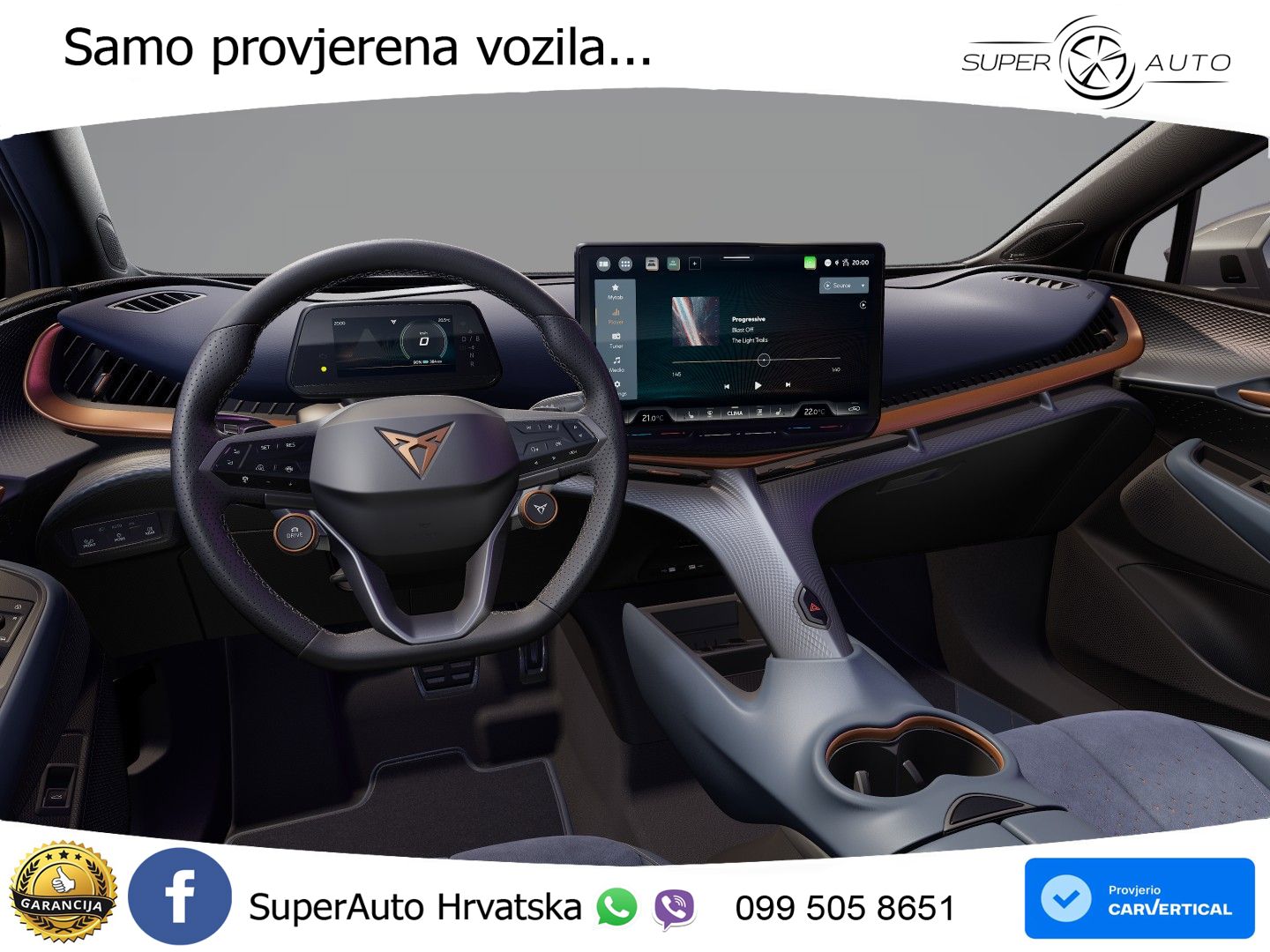 Cupra Tavascan 82 kWh (286 KS) LED+GR SJED+ACC