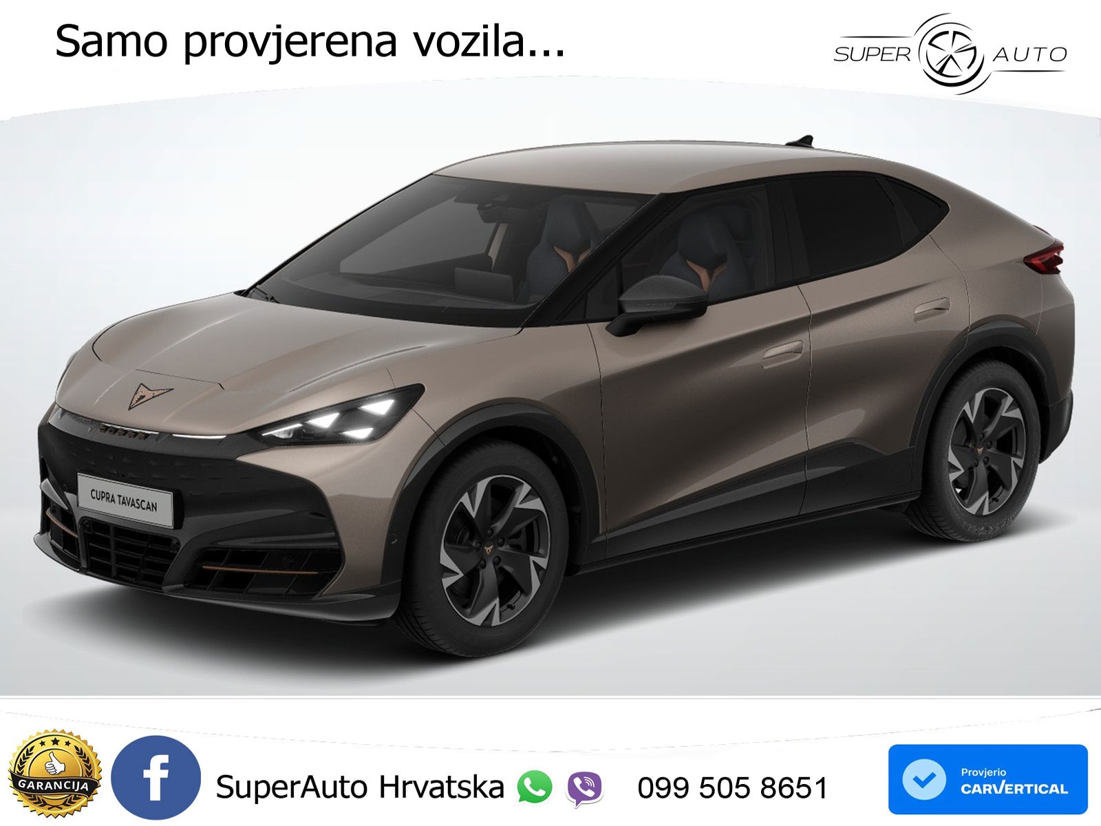 Cupra Tavascan 82 kWh (286 KS) LED+GR SJED+ACC