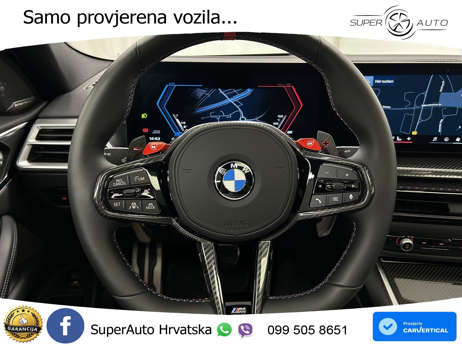 BMW M4 Competition 3.0 (510 KS) Steptronic LED+GR SJED+ACC