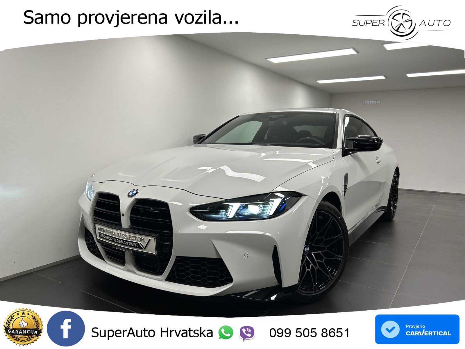 BMW M4 Competition 3.0 (510 KS) Steptronic LED+GR SJED+ACC