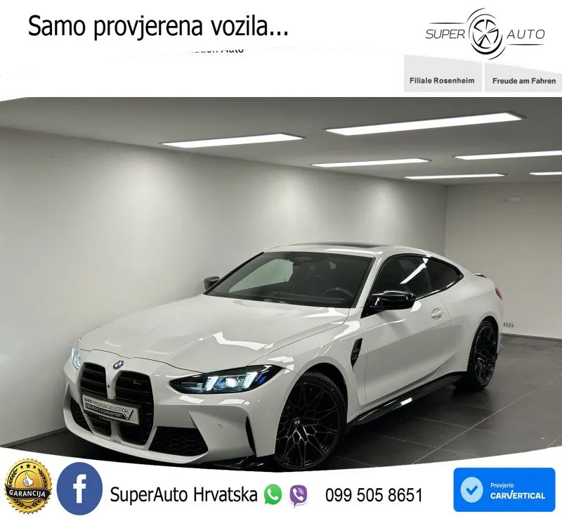 BMW M4 Competition 3.0 (510 KS) Steptronic LED+GR SJED+ACC