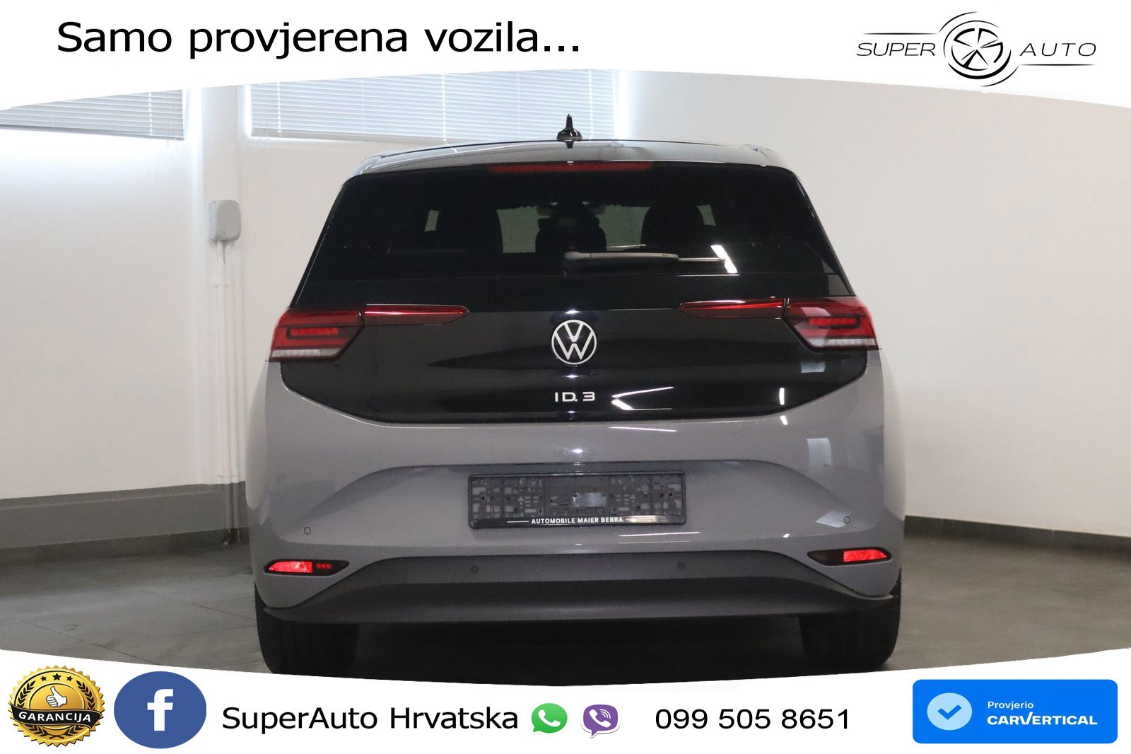 Volkswagen ID.3 Pro 62 kWh (204 KS) LED+GR SJED+ACC