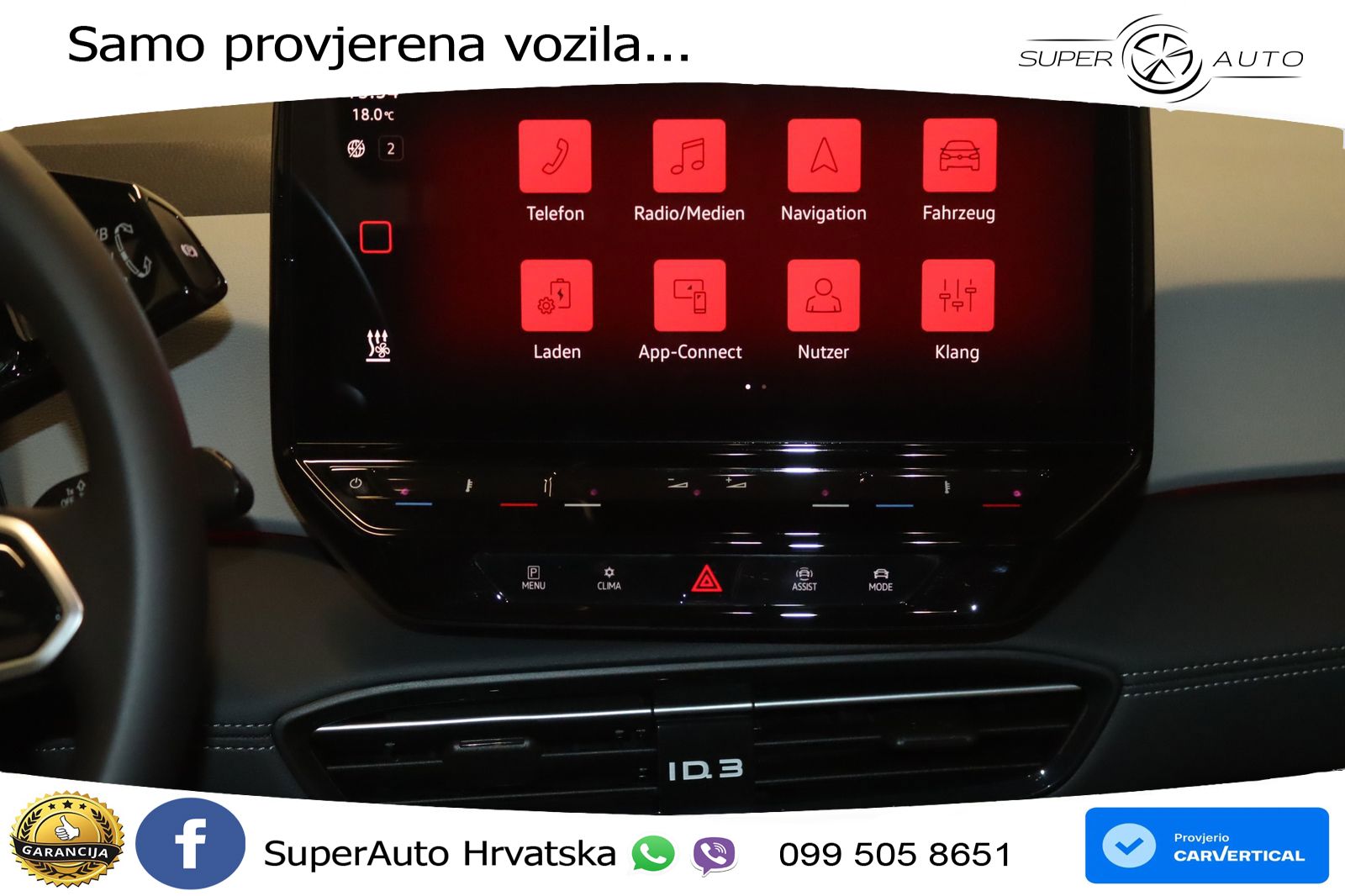 Volkswagen ID.3 Pro 62 kWh (204 KS) LED+GR SJED+ACC
