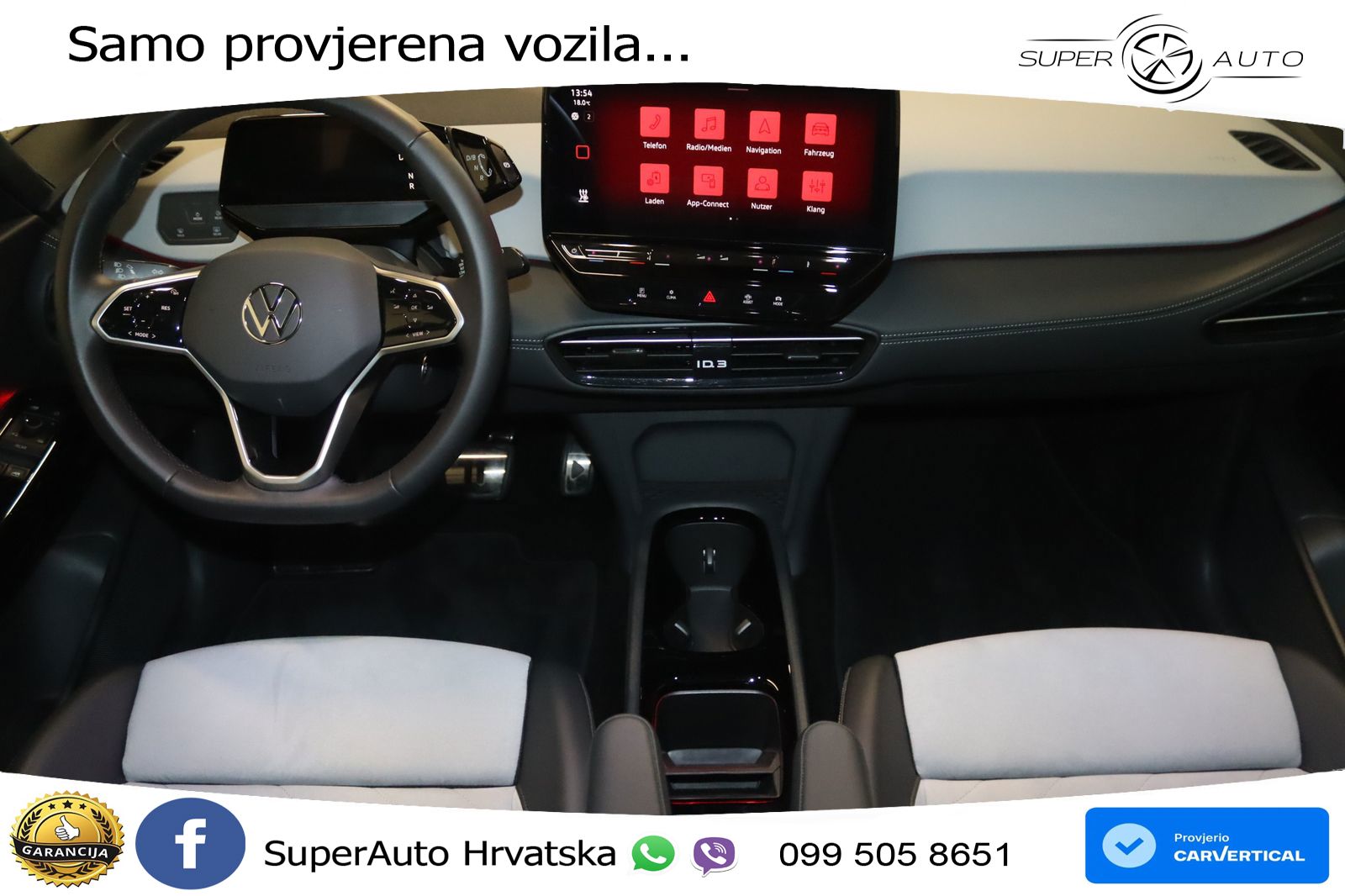 Volkswagen ID.3 Pro 62 kWh (204 KS) LED+GR SJED+ACC