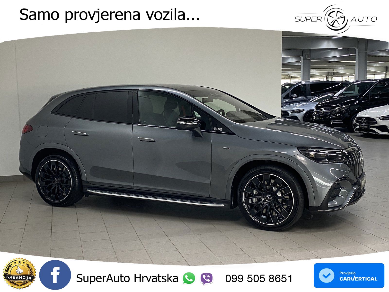 Mercedes EQE SUV AMG 53 100 kWh (626 KS) 4MATIC+ ACC+HEAD+4xGR SJED+360+PANO