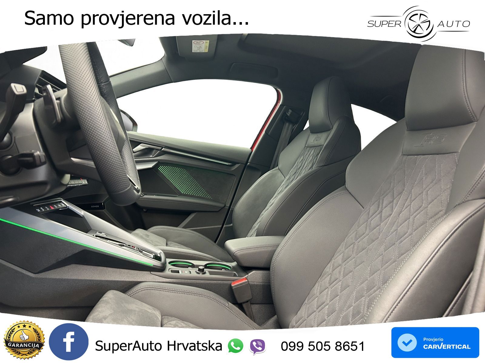 Audi RS3 Sedan 2.5 TFSI (400 KS) quattro S tronic LED+GR SJED+ACC
