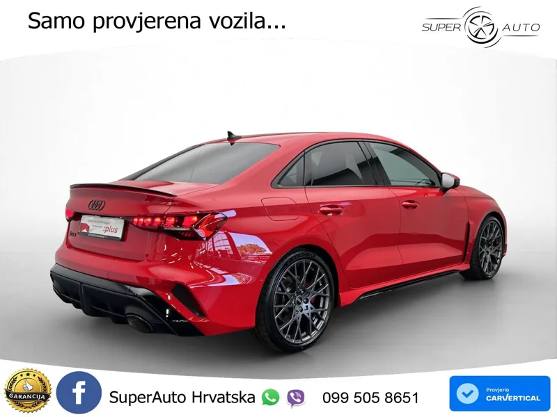 Audi RS3 Sedan 2.5 TFSI (400 KS) quattro S tronic LED+GR SJED+ACC