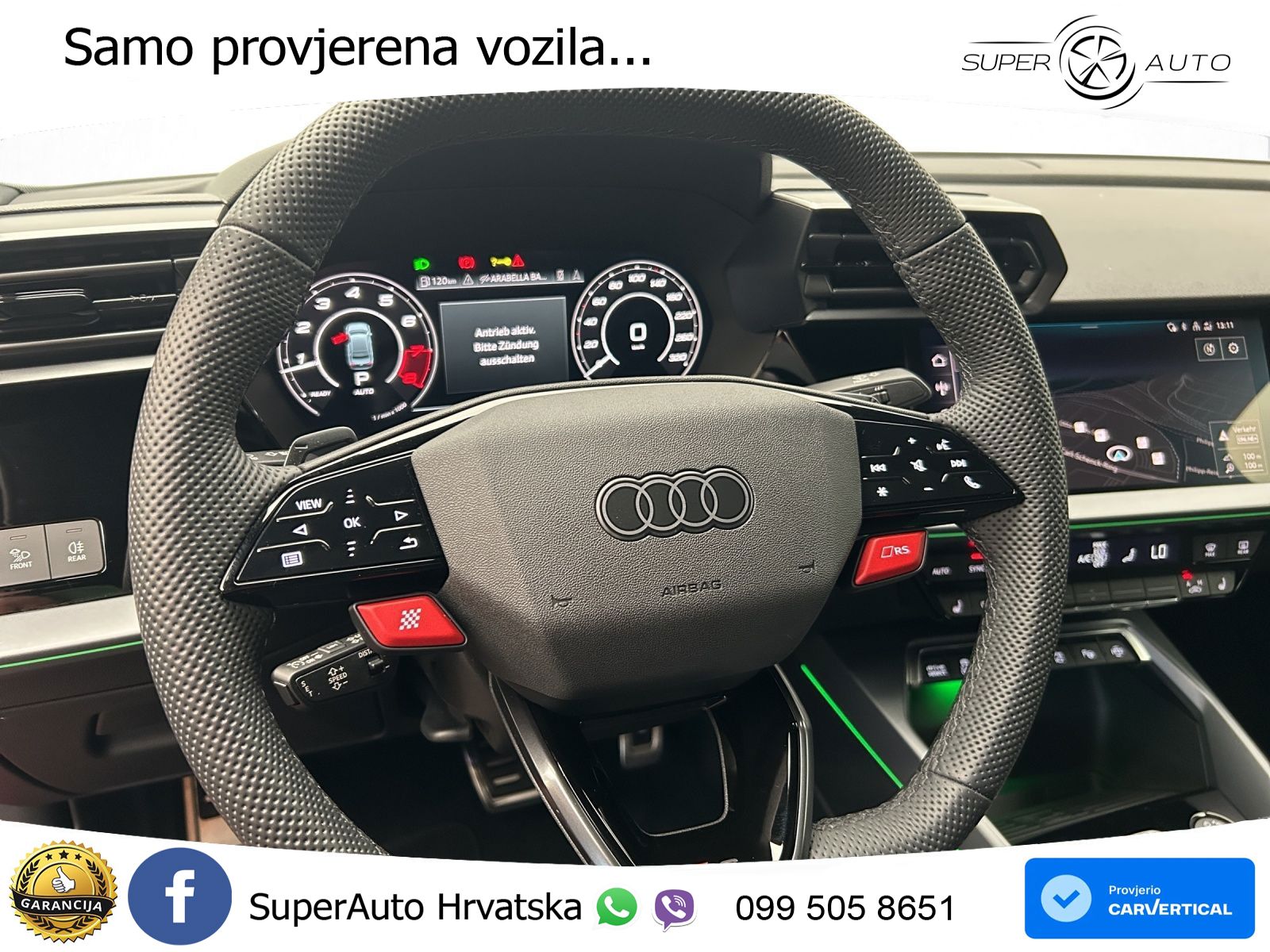 Audi RS3 Sedan 2.5 TFSI (400 KS) quattro S tronic LED+GR SJED+ACC