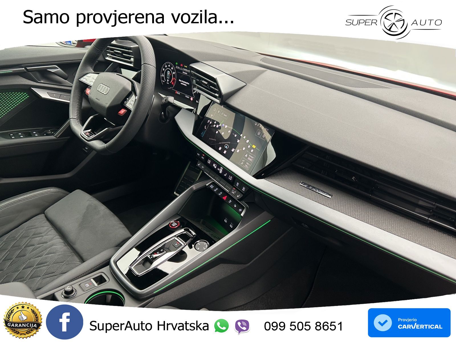 Audi RS3 Sedan 2.5 TFSI (400 KS) quattro S tronic LED+GR SJED+ACC