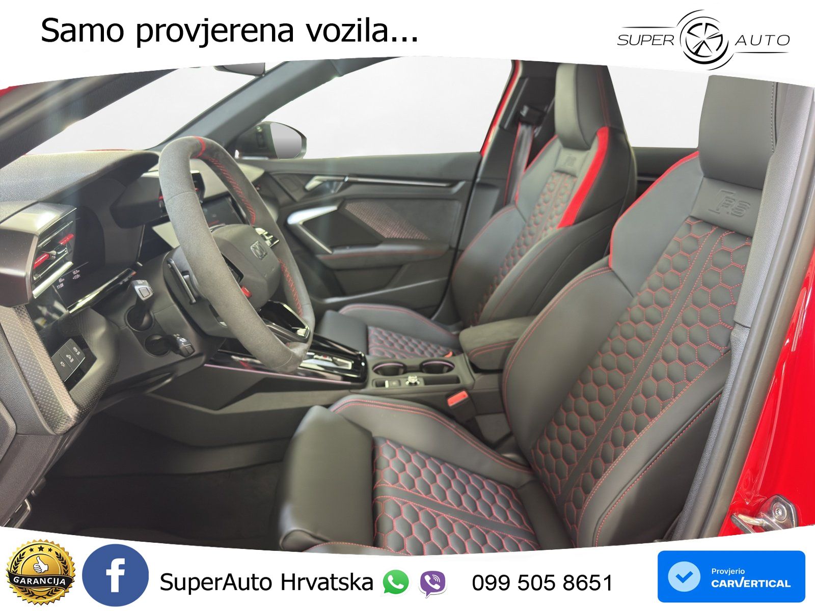 Audi RS3 Sedan 2.5 TFSI (400 KS) quattro S tronic LED+GR SJED+ACC
