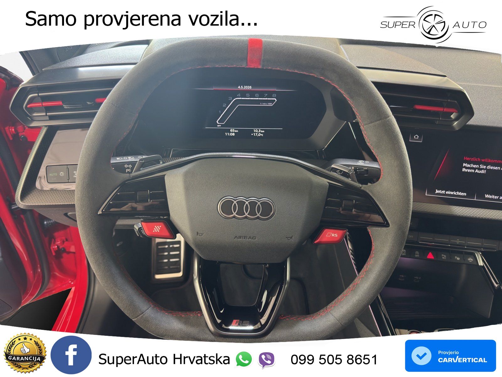 Audi RS3 Sedan 2.5 TFSI (400 KS) quattro S tronic LED+GR SJED+ACC