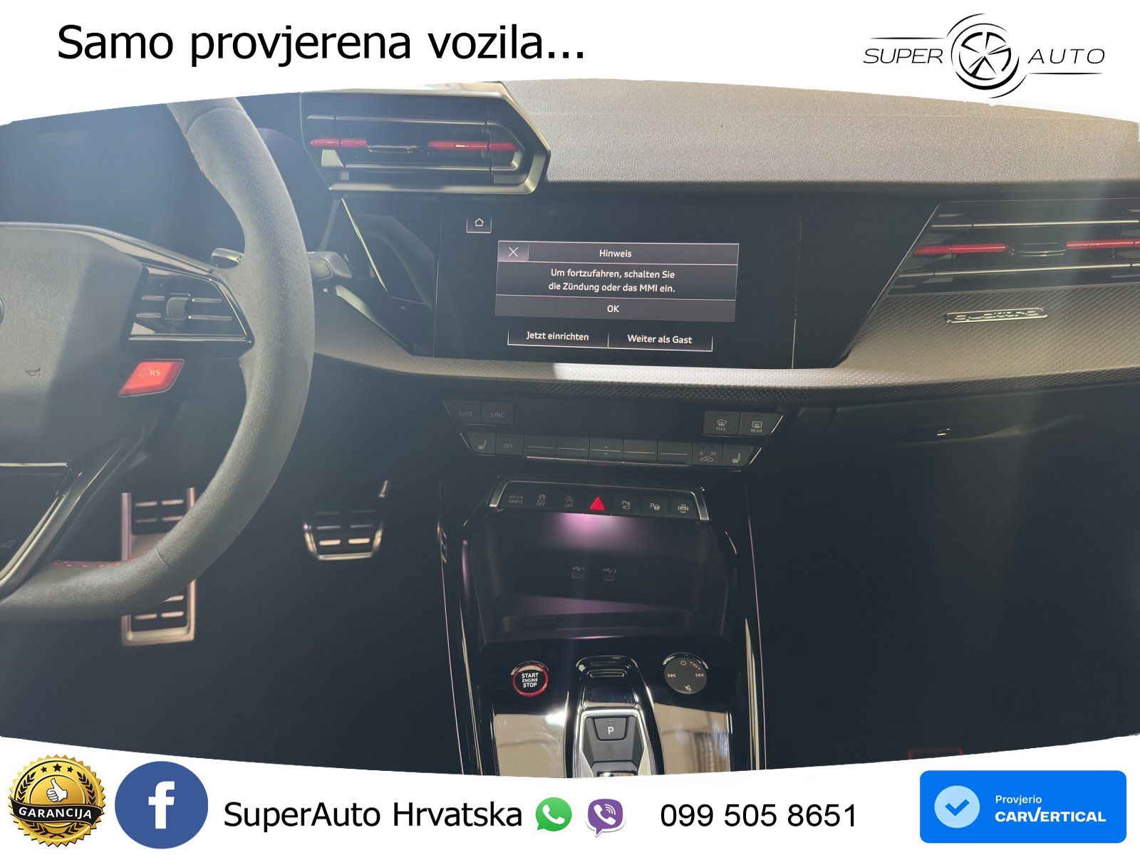 Audi RS3 Sedan 2.5 TFSI (400 KS) quattro S tronic LED+GR SJED+ACC