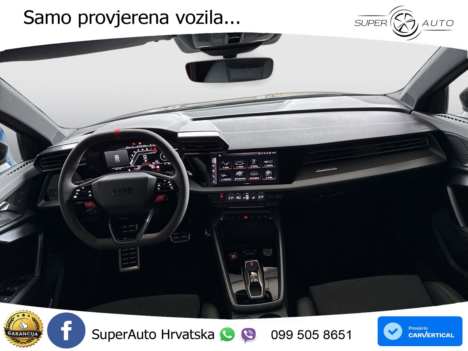 Audi RS3 Sportback 2.5 TFSI (400 KS) quattro S tronic LED+GR SJED+ACC