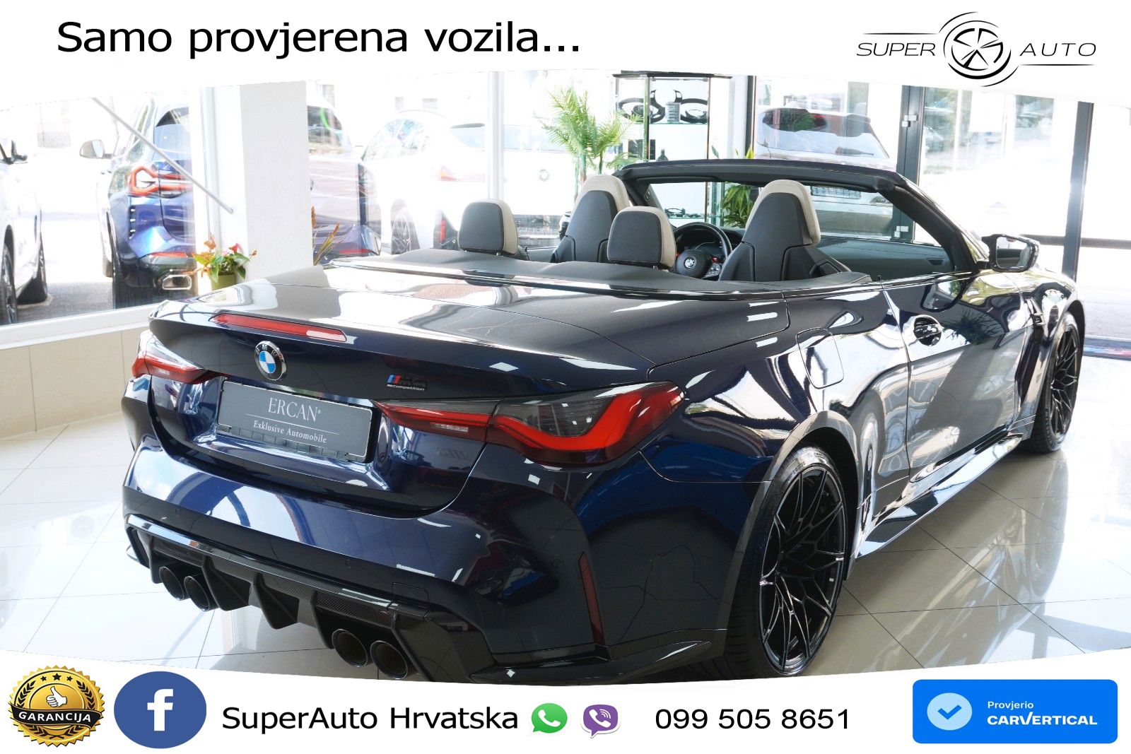 BMW M4 Convertible Competition 3.0 (510 KS) xDrive Steptronic LED+GR SJED+ACC