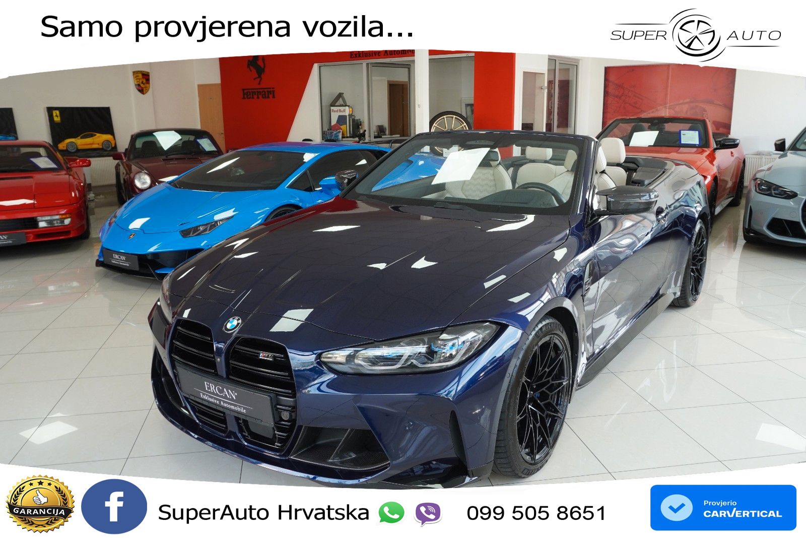BMW M4 Convertible Competition 3.0 (510 KS) xDrive Steptronic LED+GR SJED+ACC