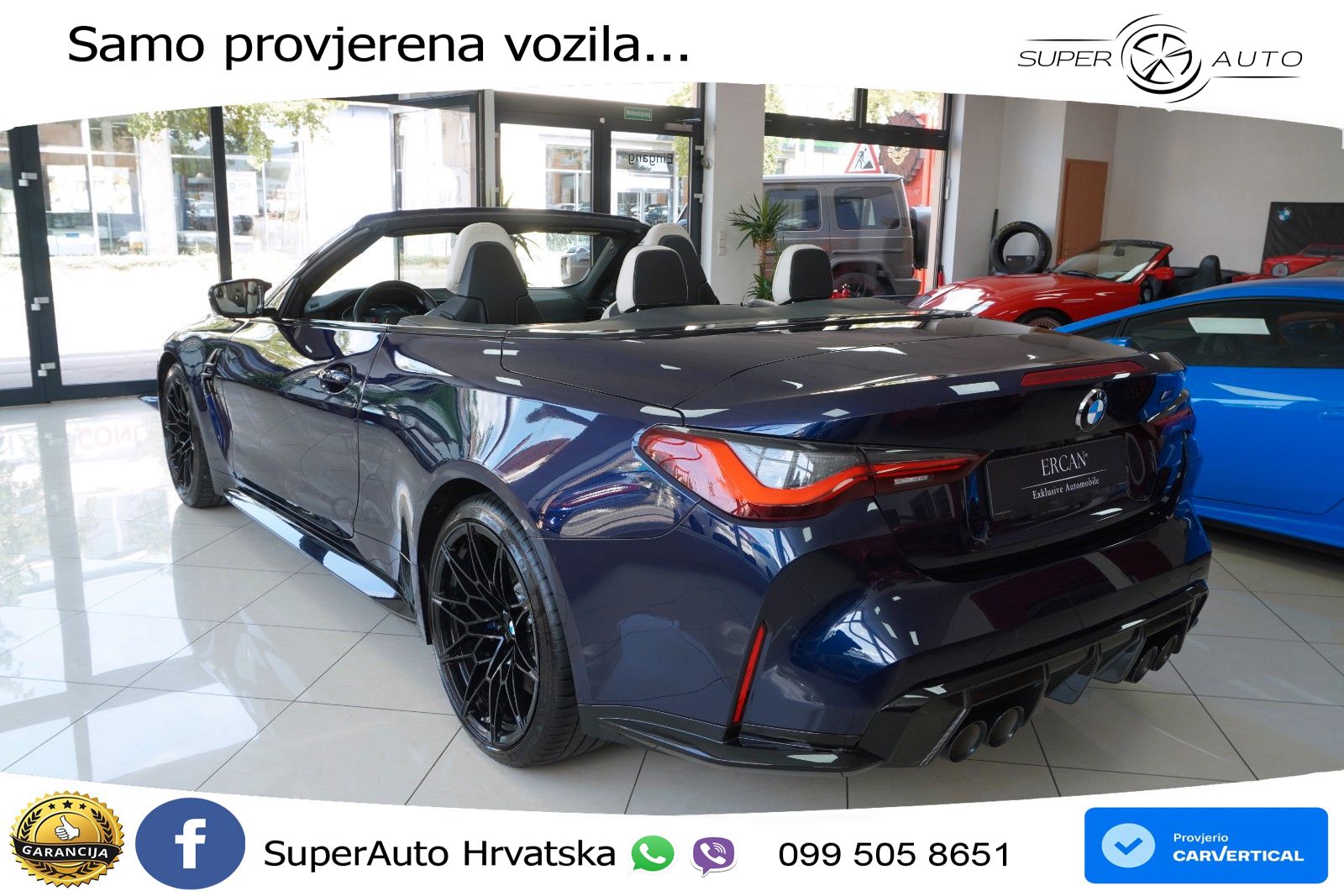 BMW M4 Convertible Competition 3.0 (510 KS) xDrive Steptronic LED+GR SJED+ACC