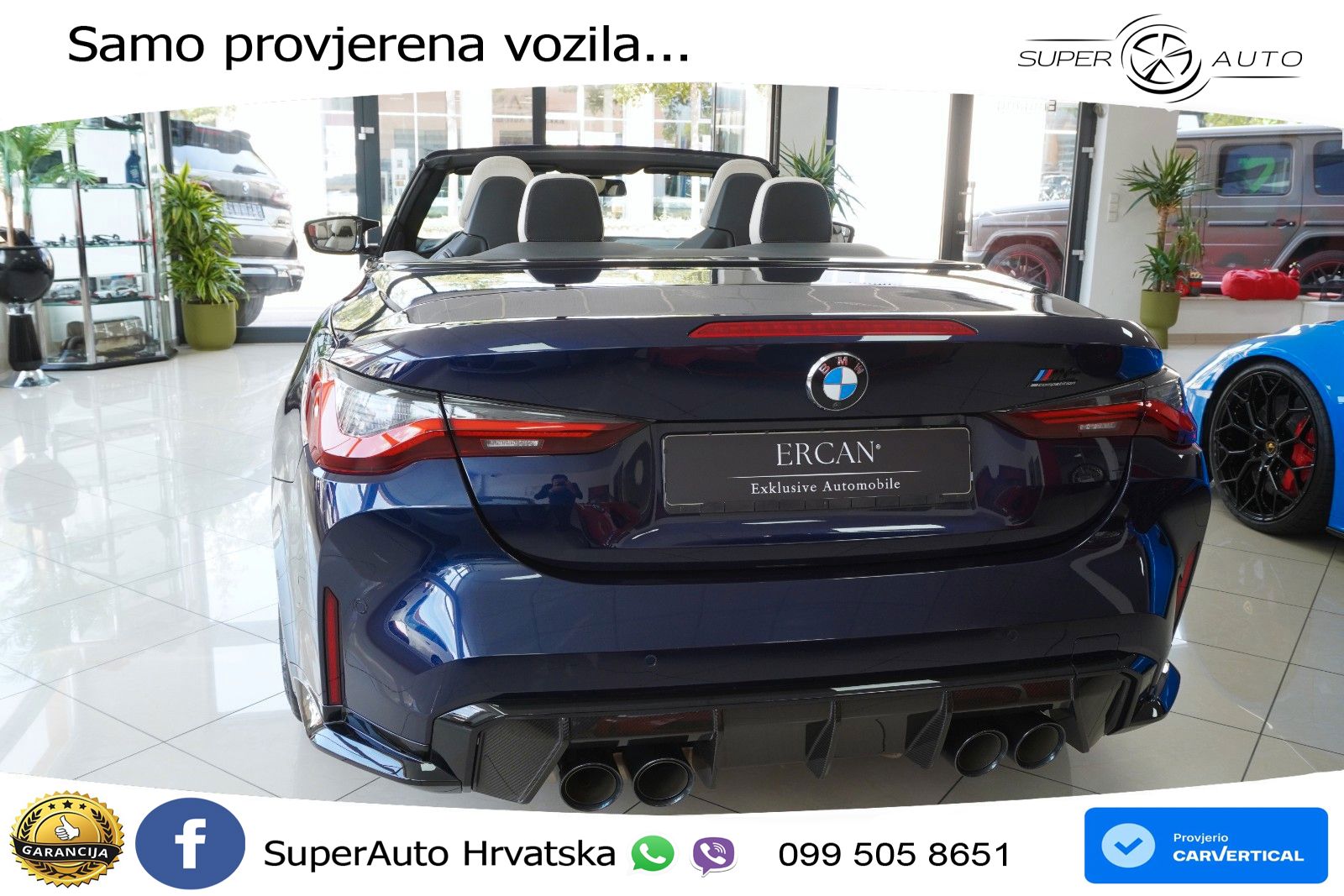BMW M4 Convertible Competition 3.0 (510 KS) xDrive Steptronic LED+GR SJED+ACC