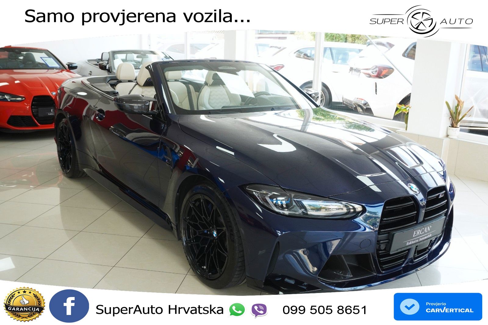 BMW M4 Convertible Competition 3.0 (510 KS) xDrive Steptronic LED+GR SJED+ACC