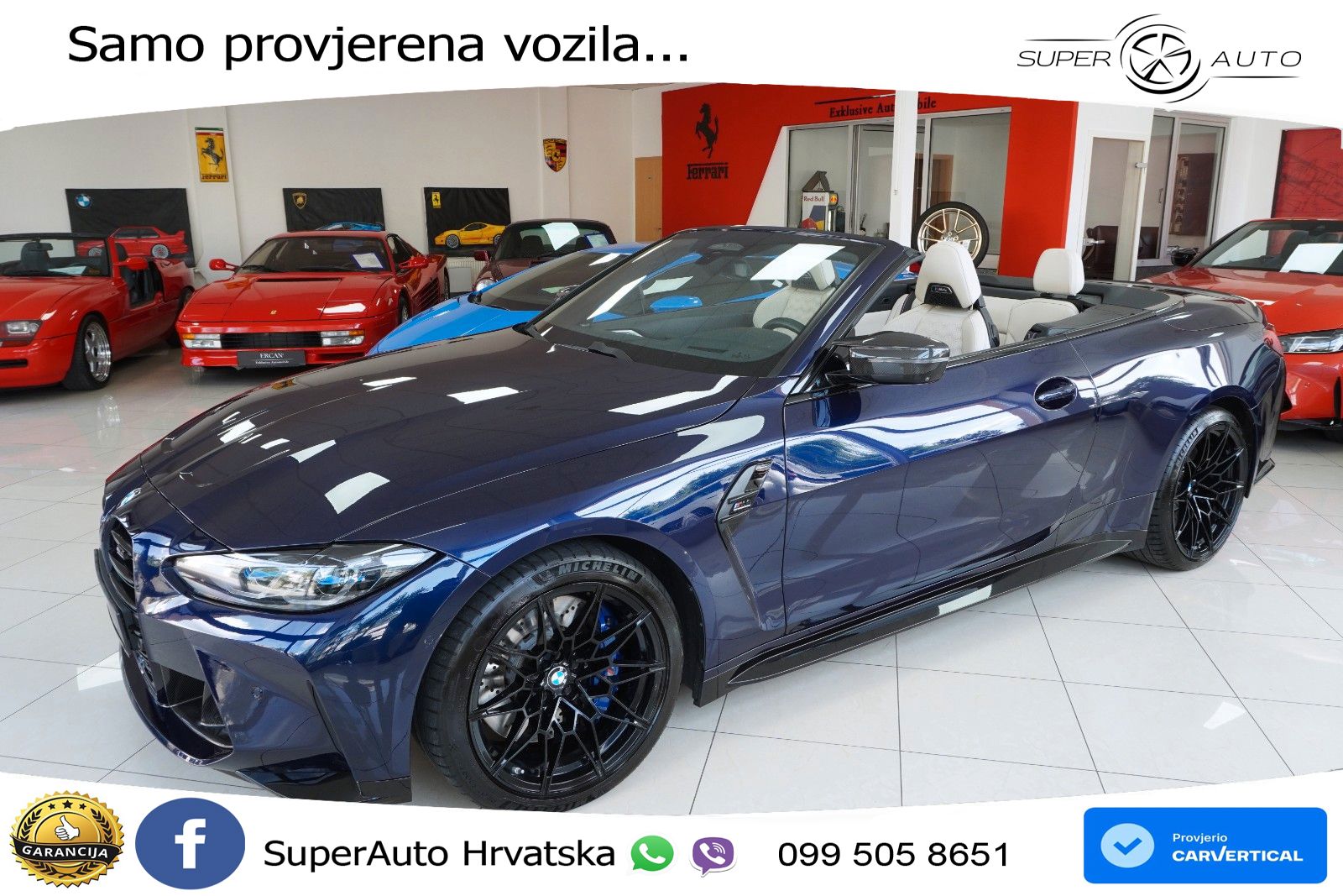 BMW M4 Convertible Competition 3.0 (510 KS) xDrive Steptronic LED+GR SJED+ACC
