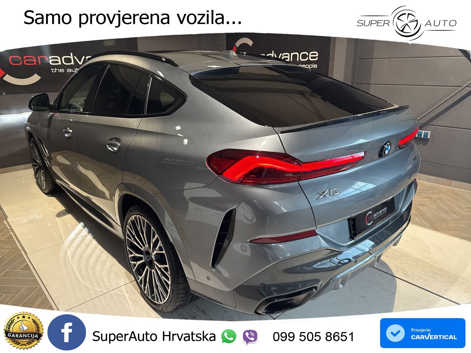 BMW X6 30d (298 KS) xDrive Steptronic M Sport LED+GR SJED+ACC