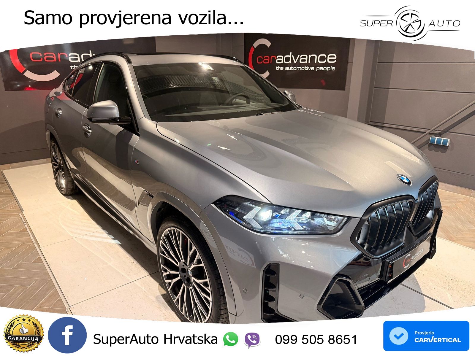 BMW X6 30d (298 KS) xDrive Steptronic M Sport LED+GR SJED+ACC
