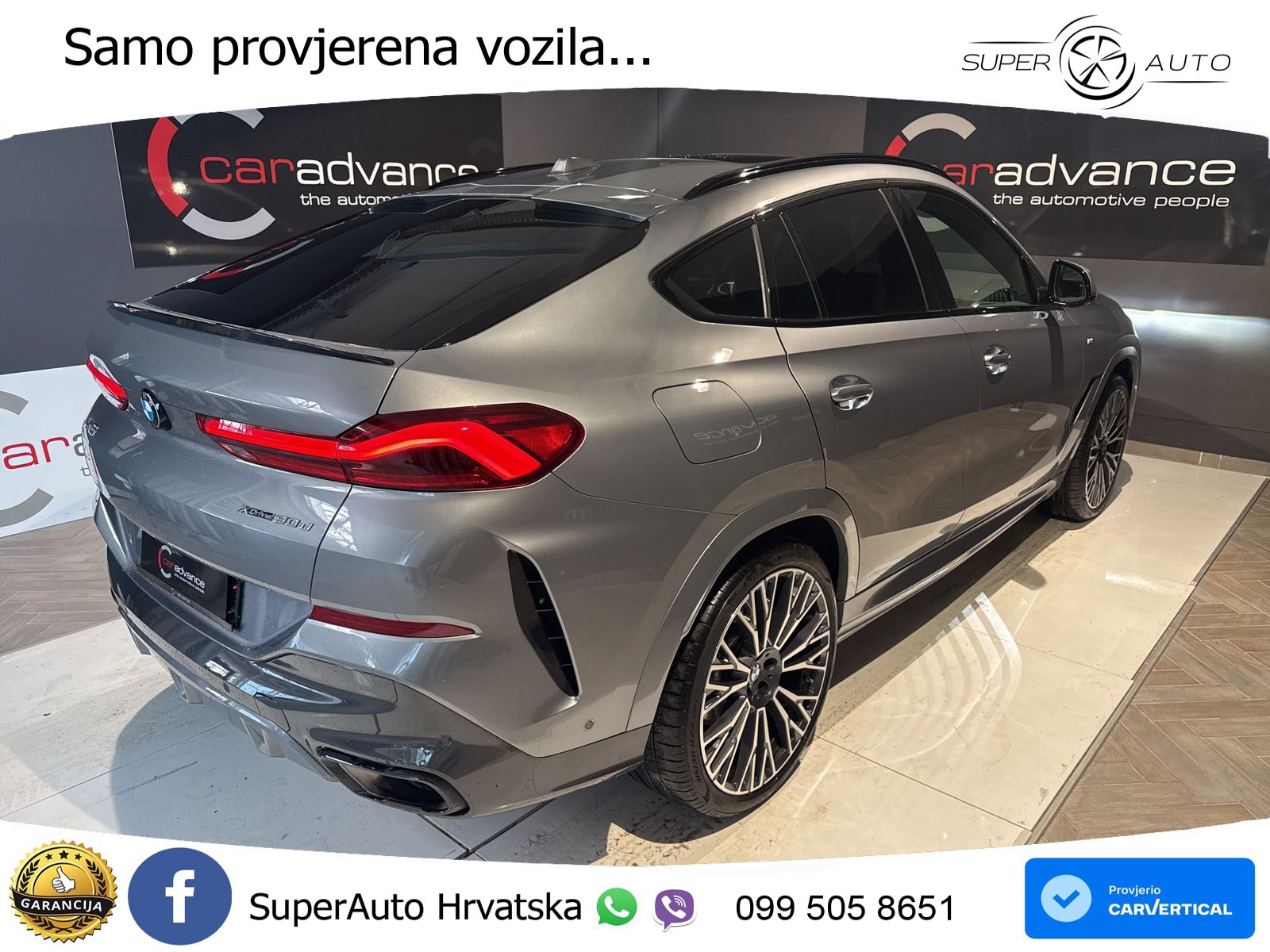 BMW X6 30d (298 KS) xDrive Steptronic M Sport LED+GR SJED+ACC