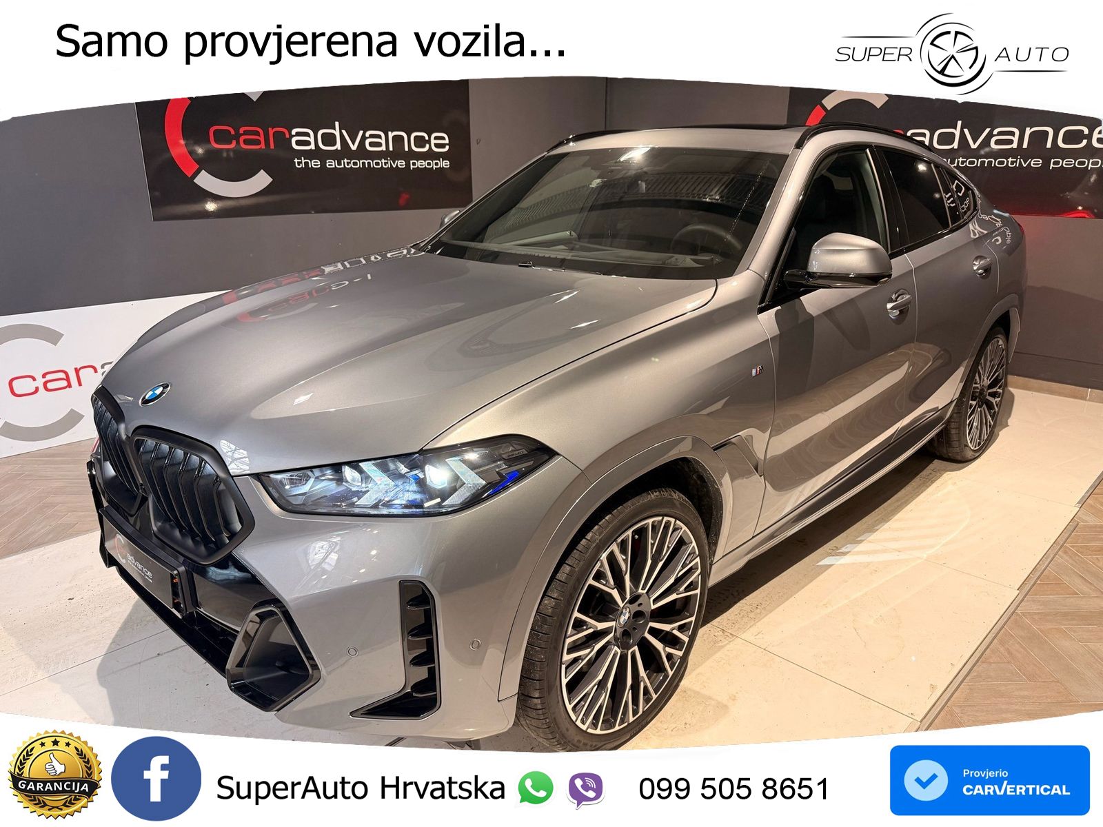 BMW X6 30d (298 KS) xDrive Steptronic M Sport LED+GR SJED+ACC