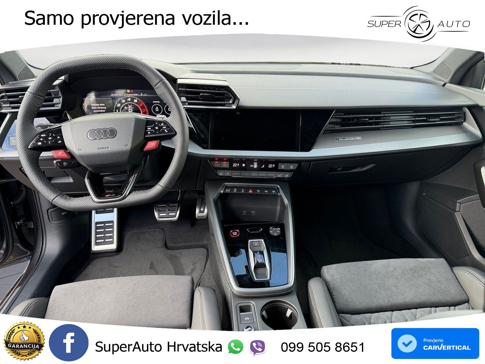 Audi RS3 Sedan 2.5 TFSI (400 KS) quattro S tronic LED+GR SJED+ACC