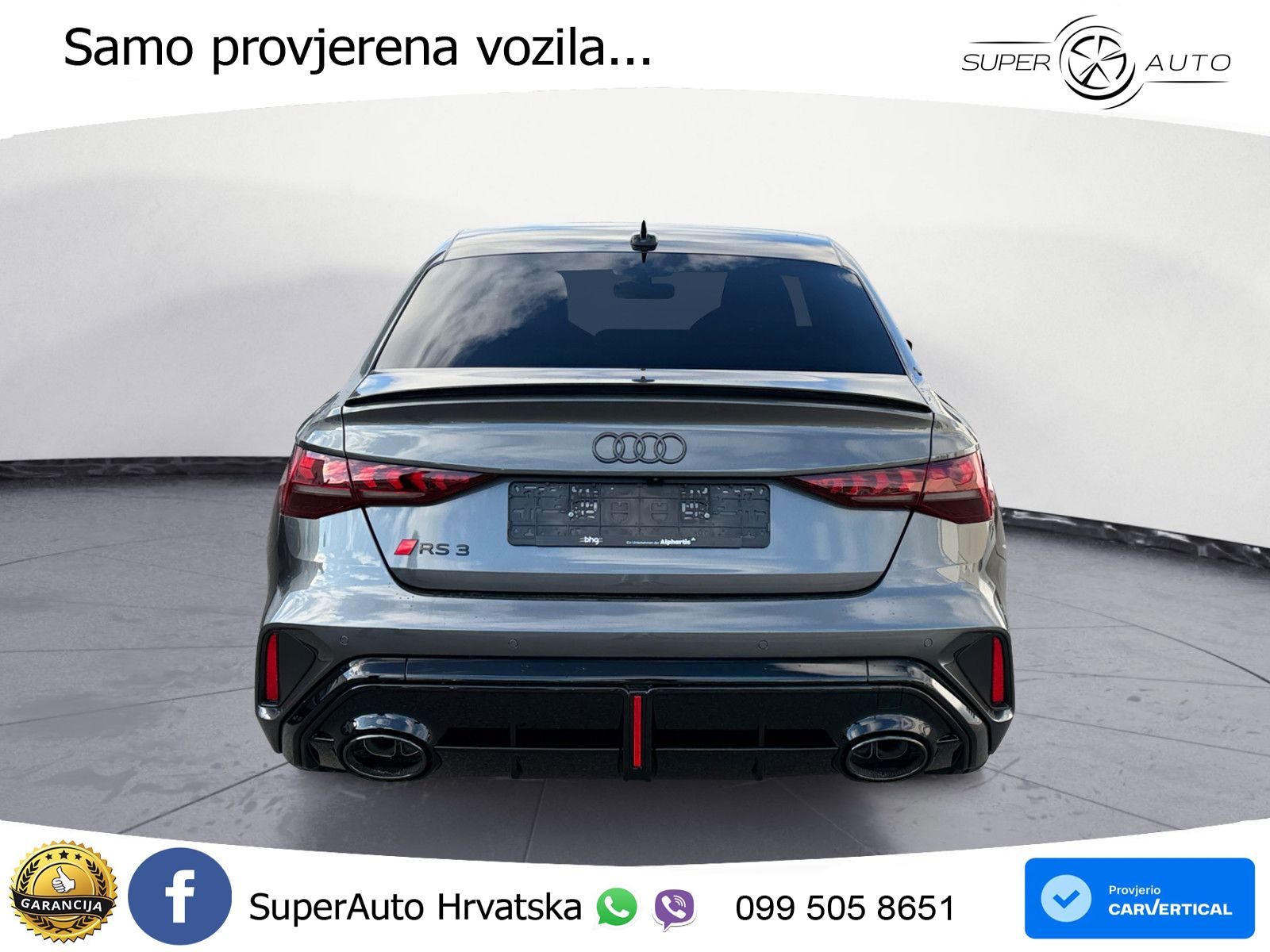 Audi RS3 Sedan 2.5 TFSI (400 KS) quattro S tronic LED+GR SJED+ACC