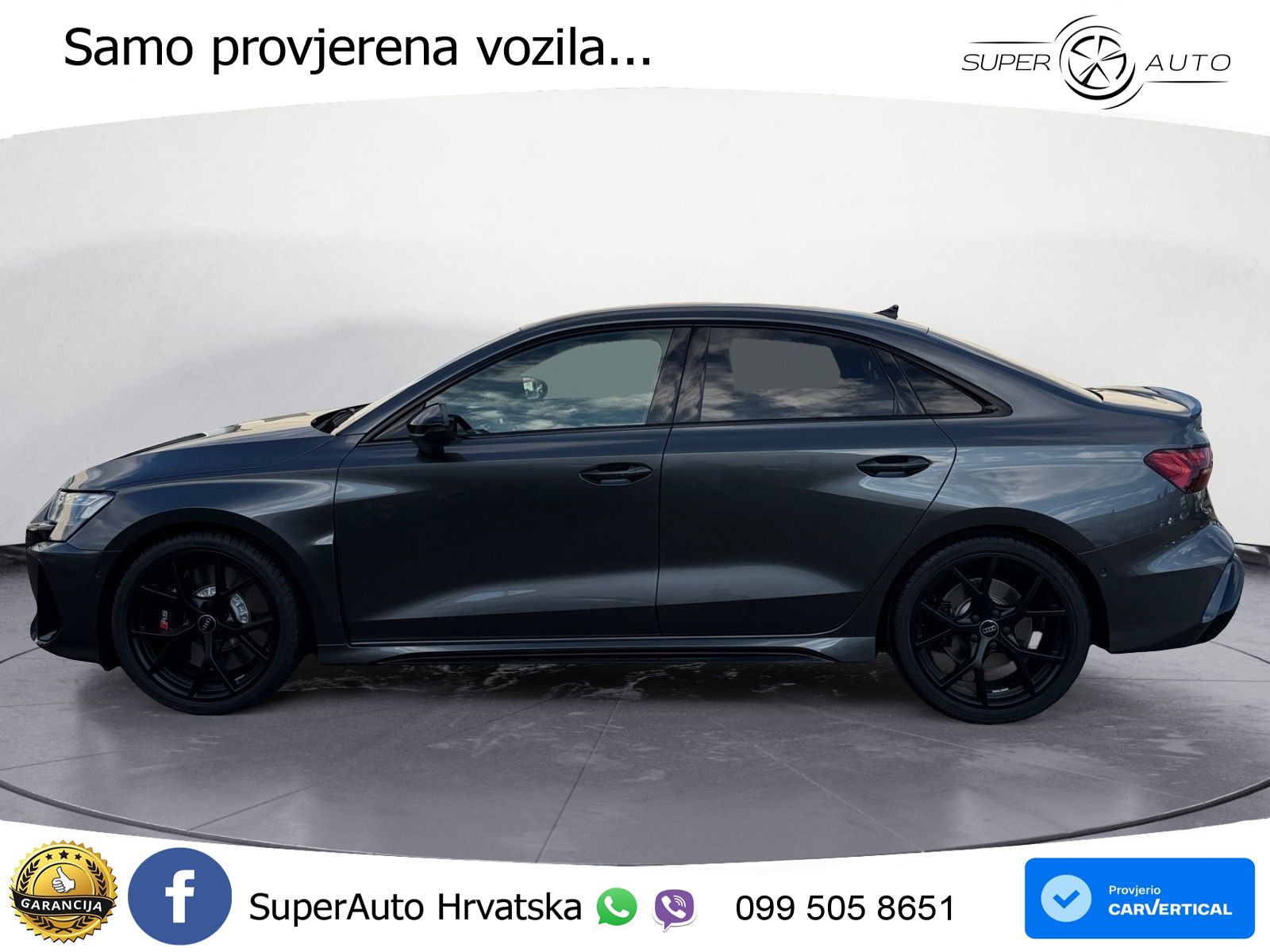 Audi RS3 Sedan 2.5 TFSI (400 KS) quattro S tronic LED+GR SJED+ACC