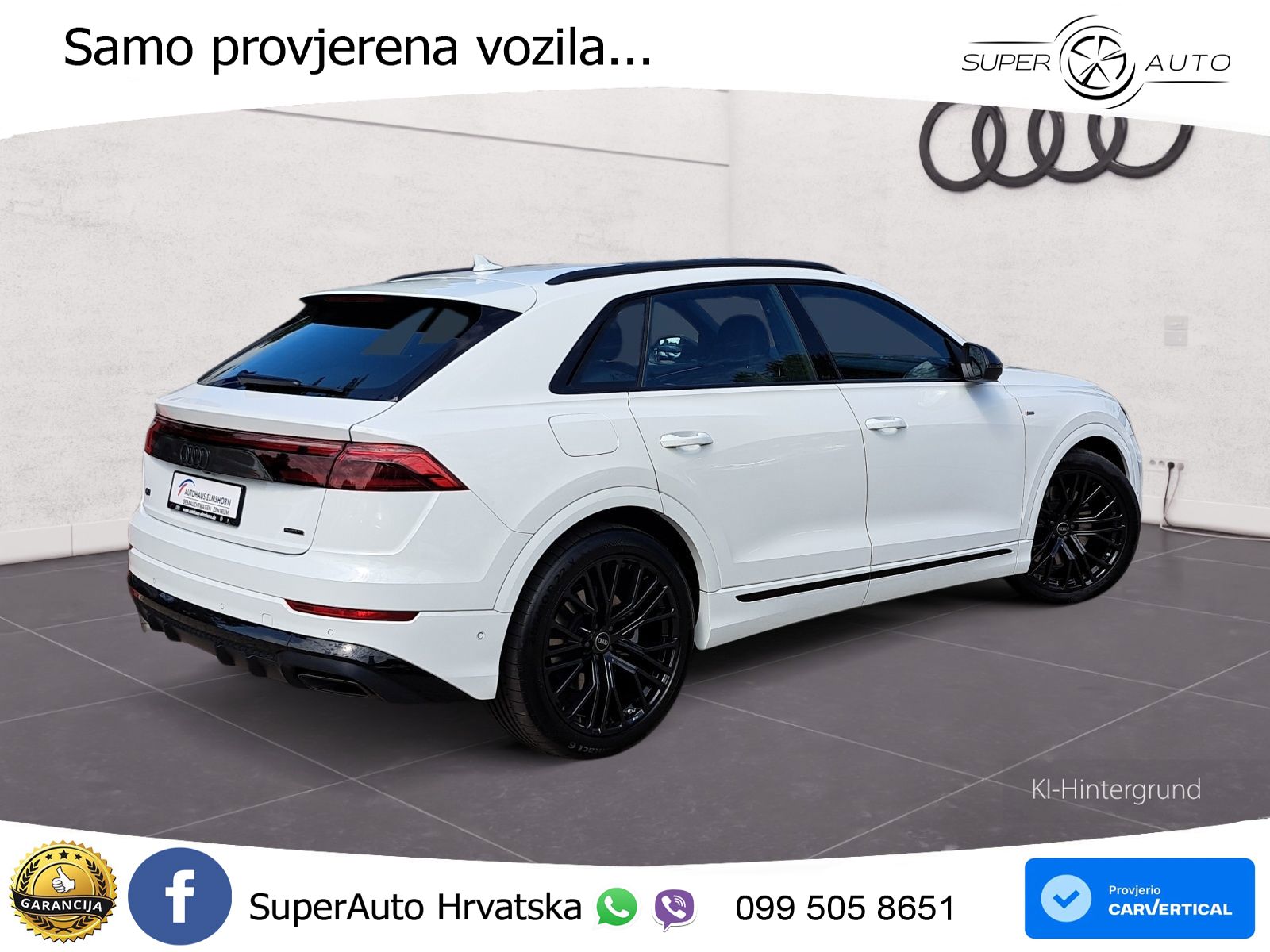 Audi Q8 55 TFSIe V6 (394 KS) quattro Tiptronic S line