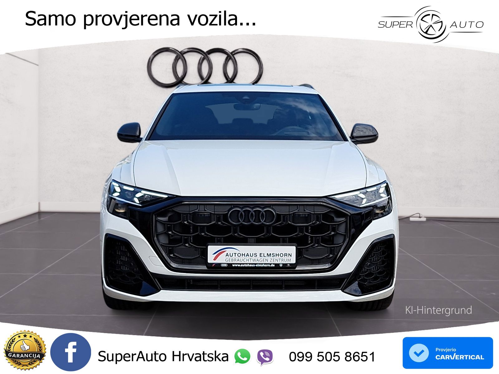 Audi Q8 55 TFSIe V6 (394 KS) quattro Tiptronic S line