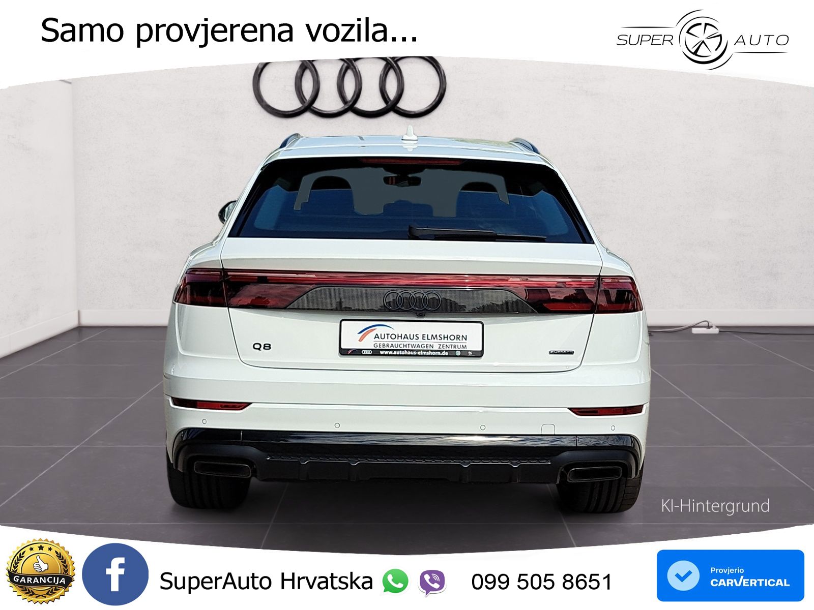 Audi Q8 55 TFSIe V6 (394 KS) quattro Tiptronic S line