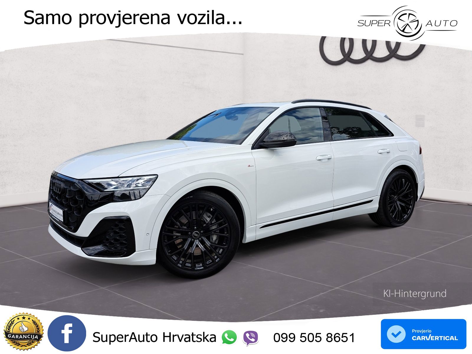 Audi Q8 55 TFSIe V6 (394 KS) quattro Tiptronic S line