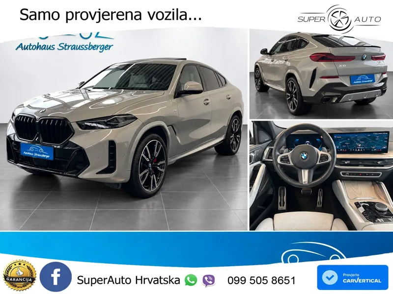 BMW X6 30d (298 KS) xDrive Steptronic M Sport ACC+HEAD+4xGR SJED+360+PANO