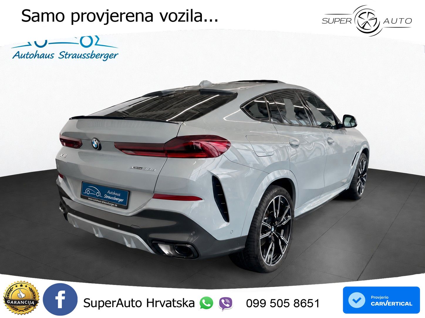 BMW X6 30d (298 KS) xDrive Steptronic M Sport ACC+HEAD+4xGR SJED+360+PANO