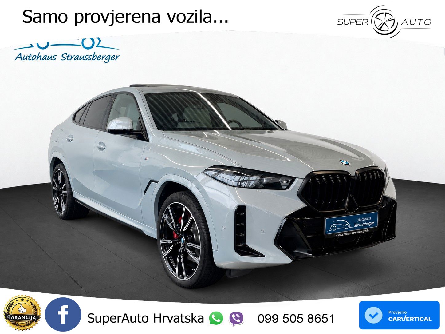 BMW X6 30d (298 KS) xDrive Steptronic M Sport ACC+HEAD+4xGR SJED+360+PANO