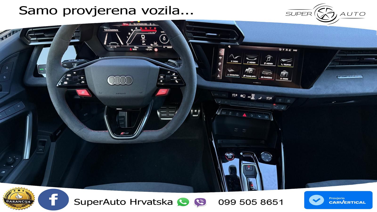 Audi RS3 Sedan 2.5 TFSI (400 KS) quattro S tronic LED+GR SJED+ACC