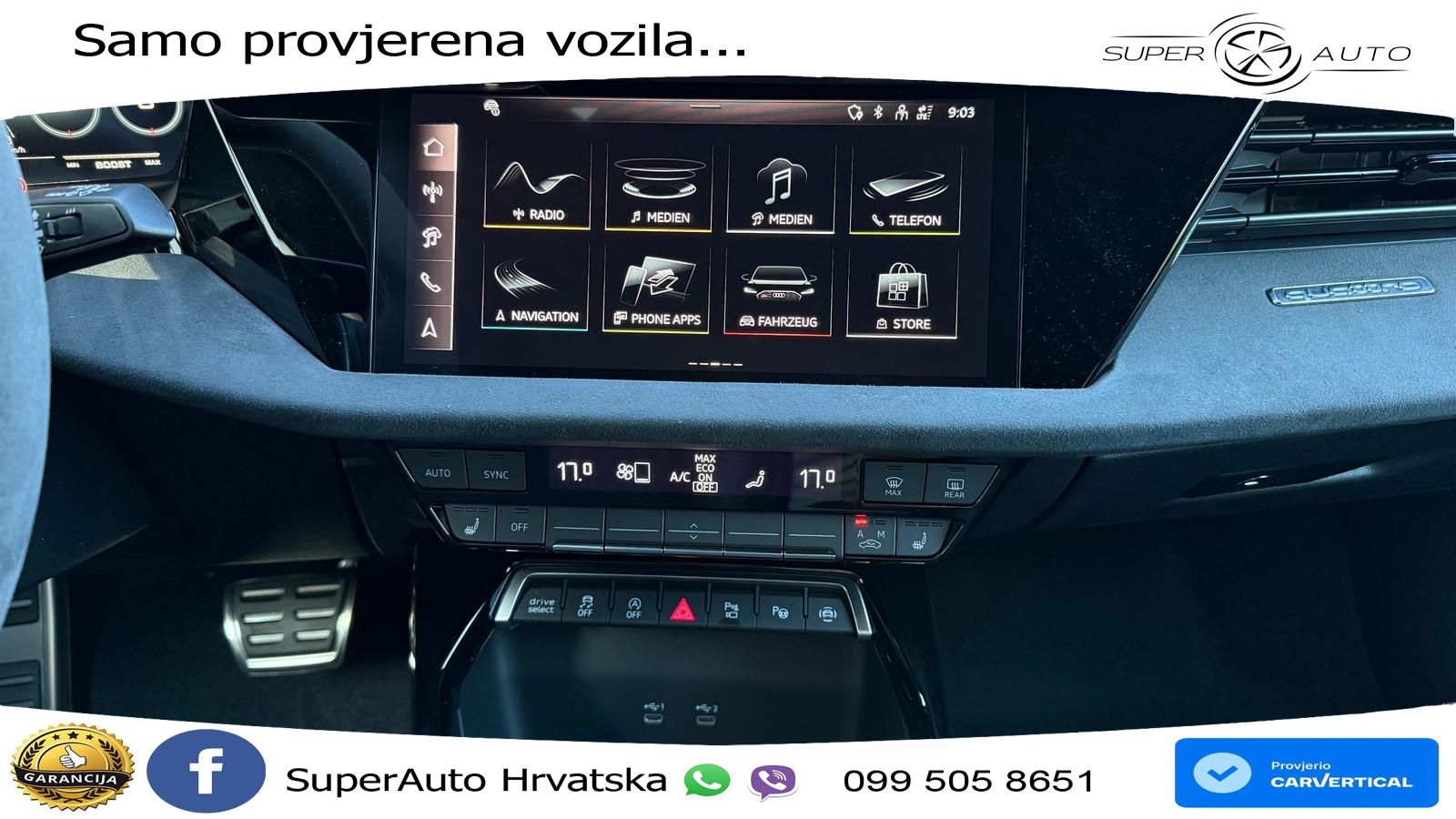 Audi RS3 Sedan 2.5 TFSI (400 KS) quattro S tronic LED+GR SJED+ACC