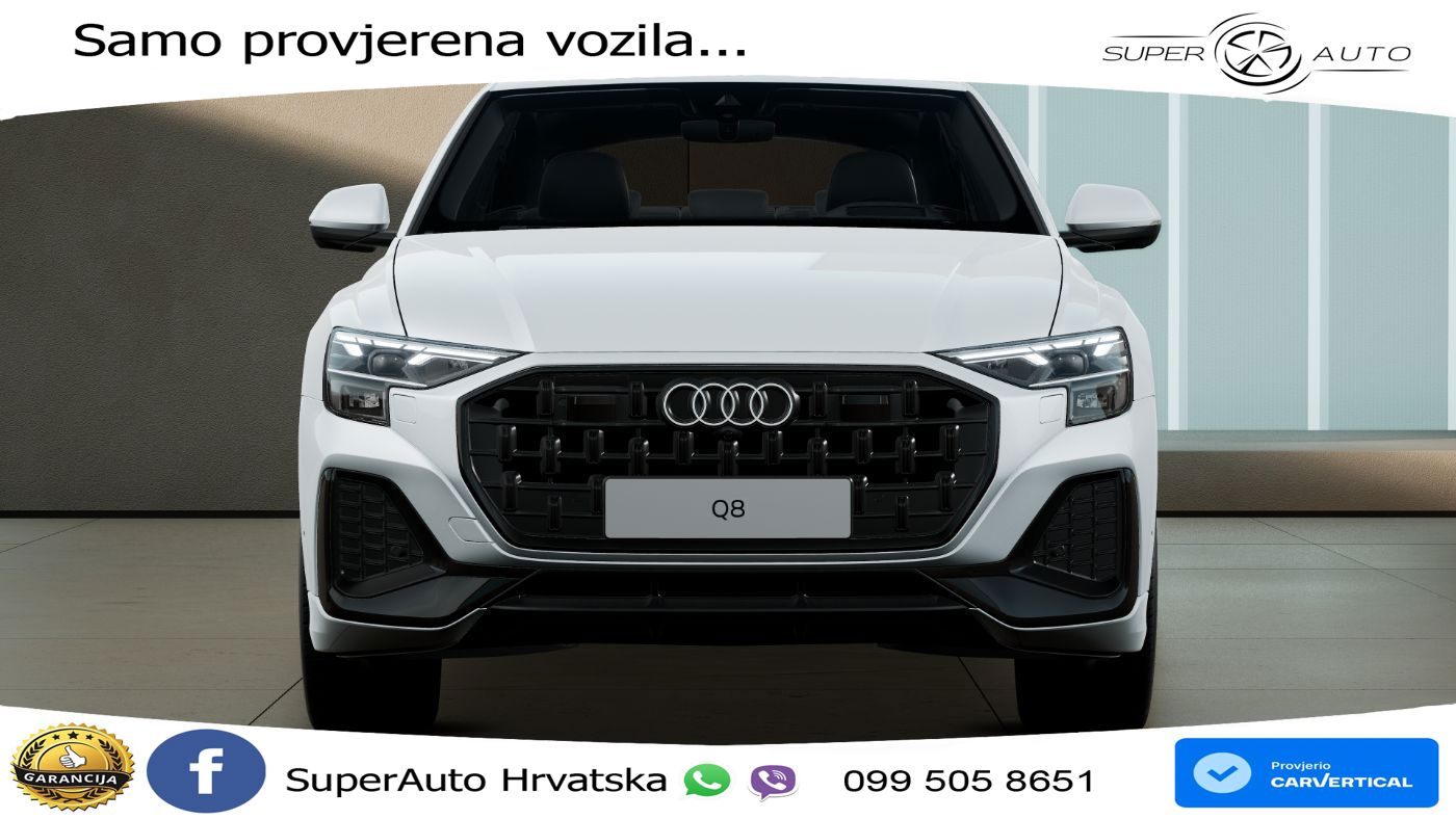 Audi Q8 50 TDI V6 (286 KS) quattro Tiptronic LED+GR SJED+ACC