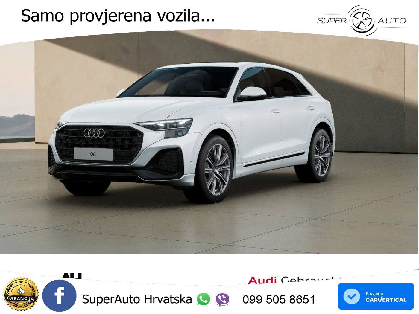Audi Q8 50 TDI V6 (286 KS) quattro Tiptronic LED+GR SJED+ACC