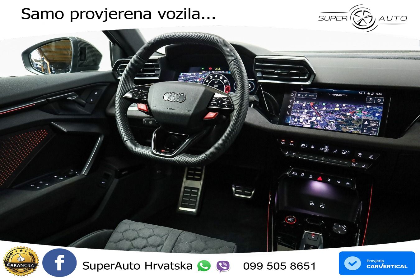 Audi RS3 Sedan 2.5 TFSI (400 KS) quattro S tronic LED+GR SJED+ACC
