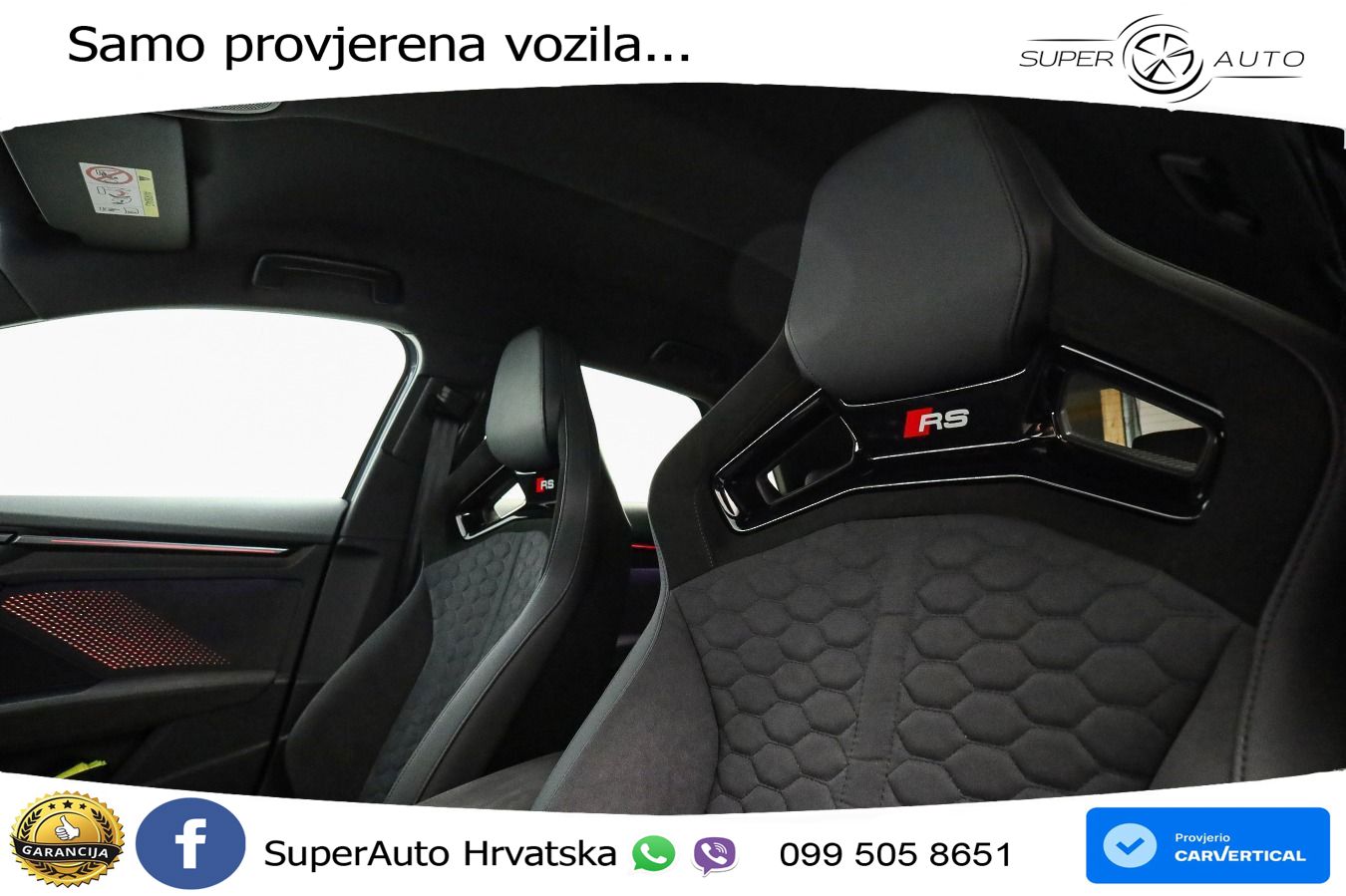 Audi RS3 Sedan 2.5 TFSI (400 KS) quattro S tronic LED+GR SJED+ACC