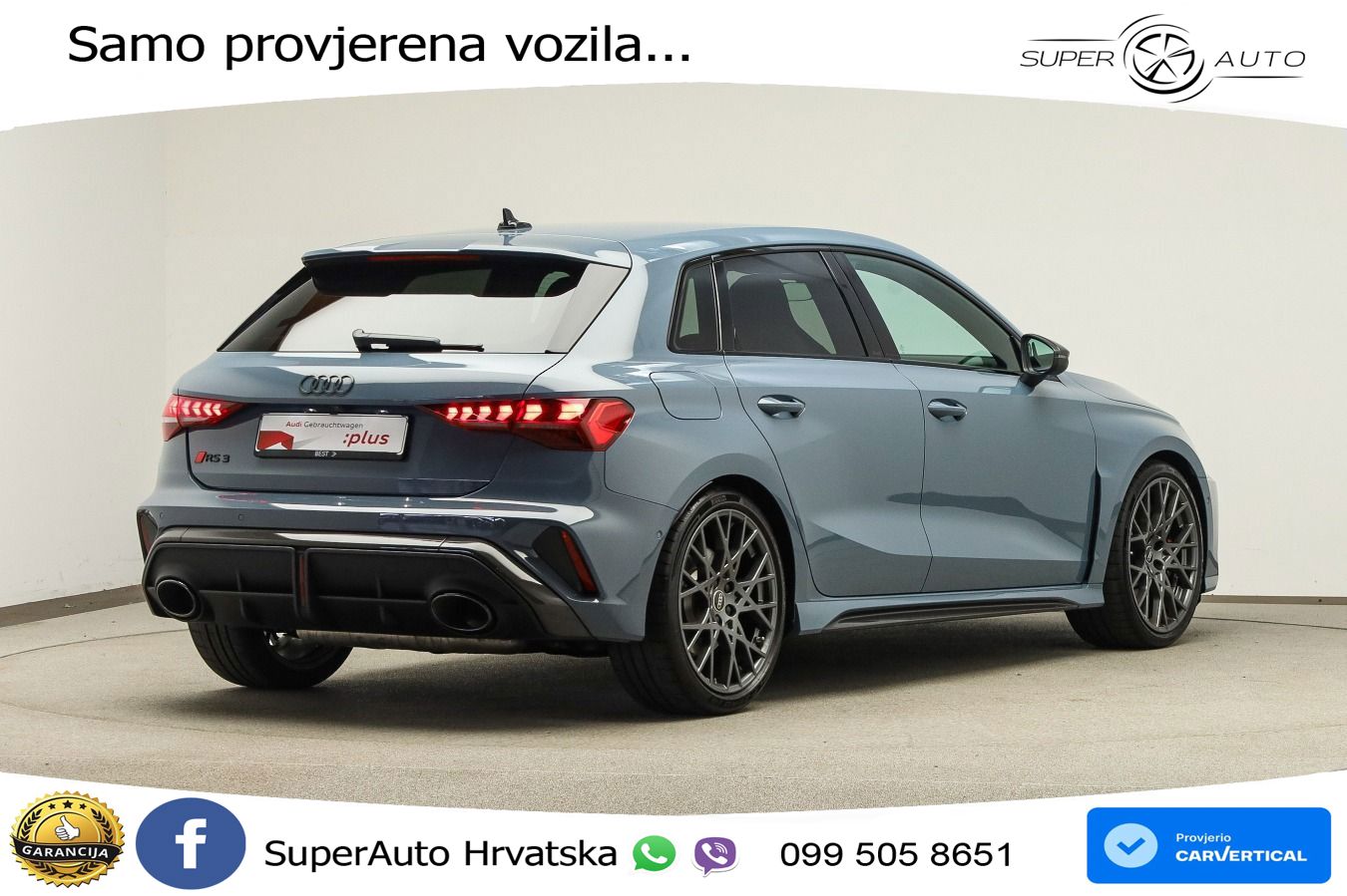 Audi RS3 Sedan 2.5 TFSI (400 KS) quattro S tronic LED+GR SJED+ACC